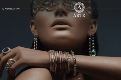 Разработка сайта мастерской эксклюзивных ювелирных украшений 