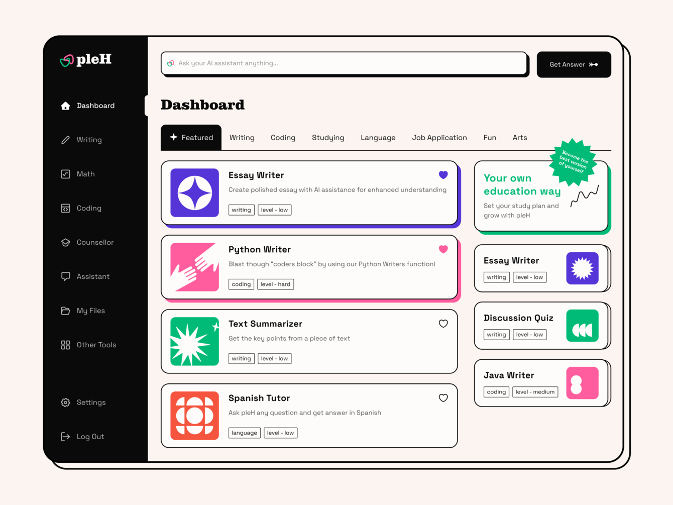 Образовательная платформа pleH