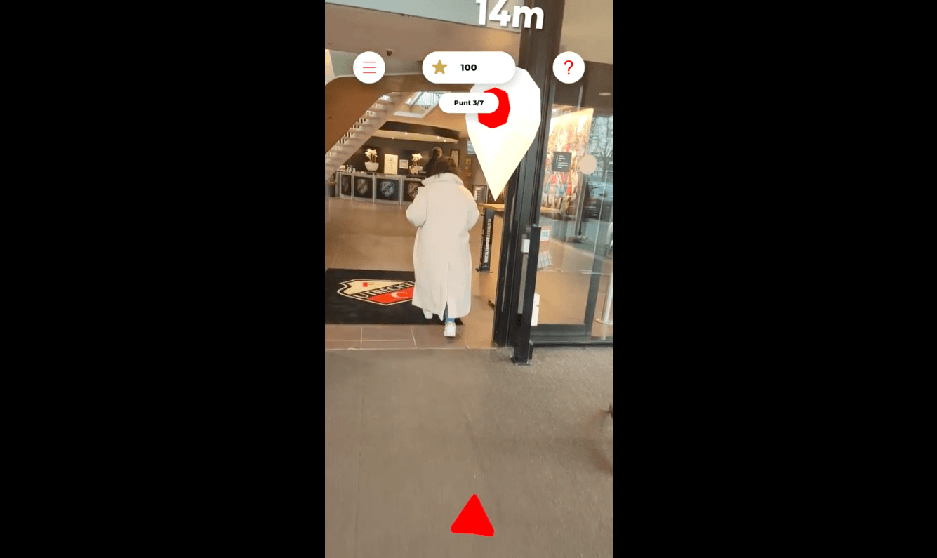AR навигация для футбольгого клуба. Нидерланды.