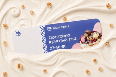 Яркий визуал для бренда мороженого