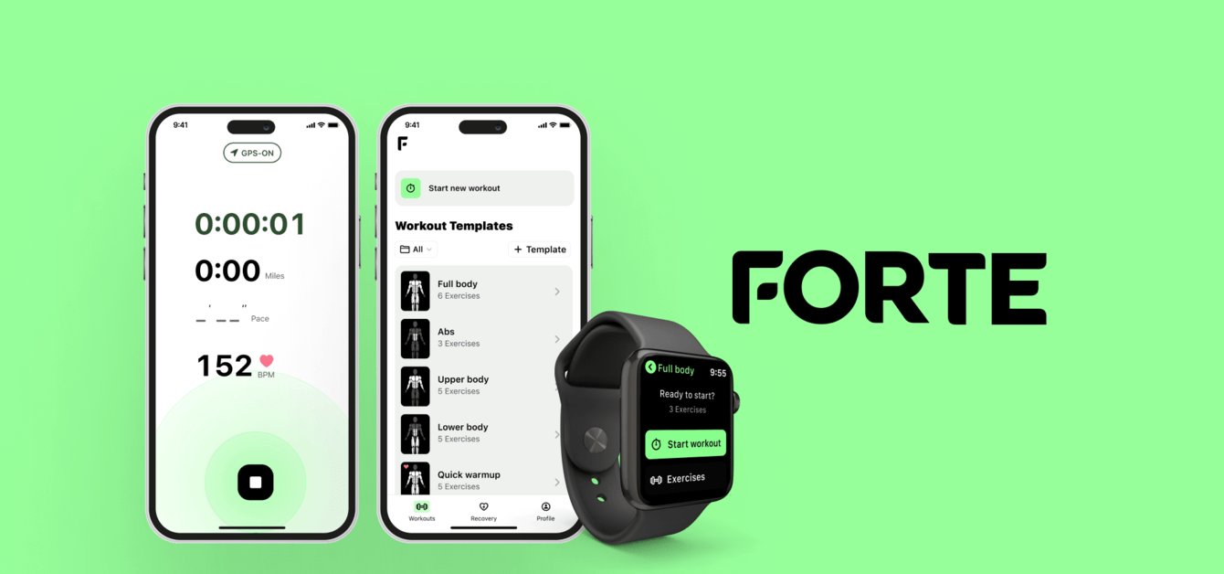 Forte - аналог приложений от Adidas, Nike и Apple, в котором нет недостатков