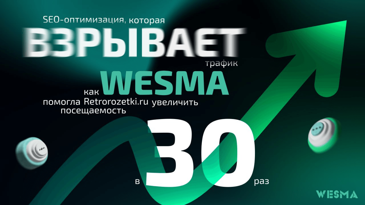 Подняли трафик сайта Retrorozetki.ru в 30 раз без контекстной рекламы