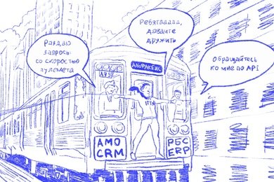 Блокбастер «Операция «Интеграция». Вечная битва запросов amoCRM vs ERP РосБизнесСофт