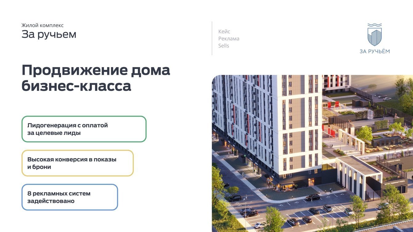 Реклама ЖК "За ручьём". Продвижение дома бизнес-класса