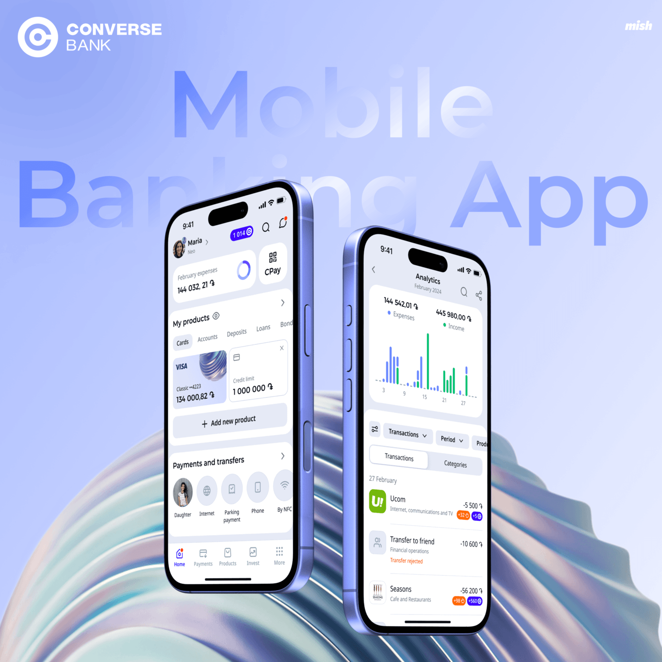 Новая дизайн-система для Converse Bank и обновление мобильного приложения
