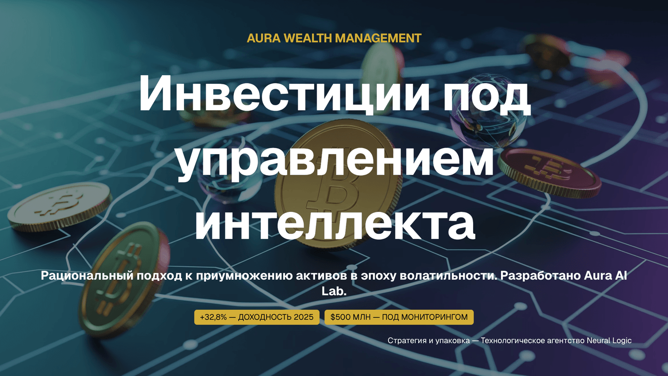 Разработка инвестиционного питч-дека и стратегии упаковки для FinTech-платформы Aura AI