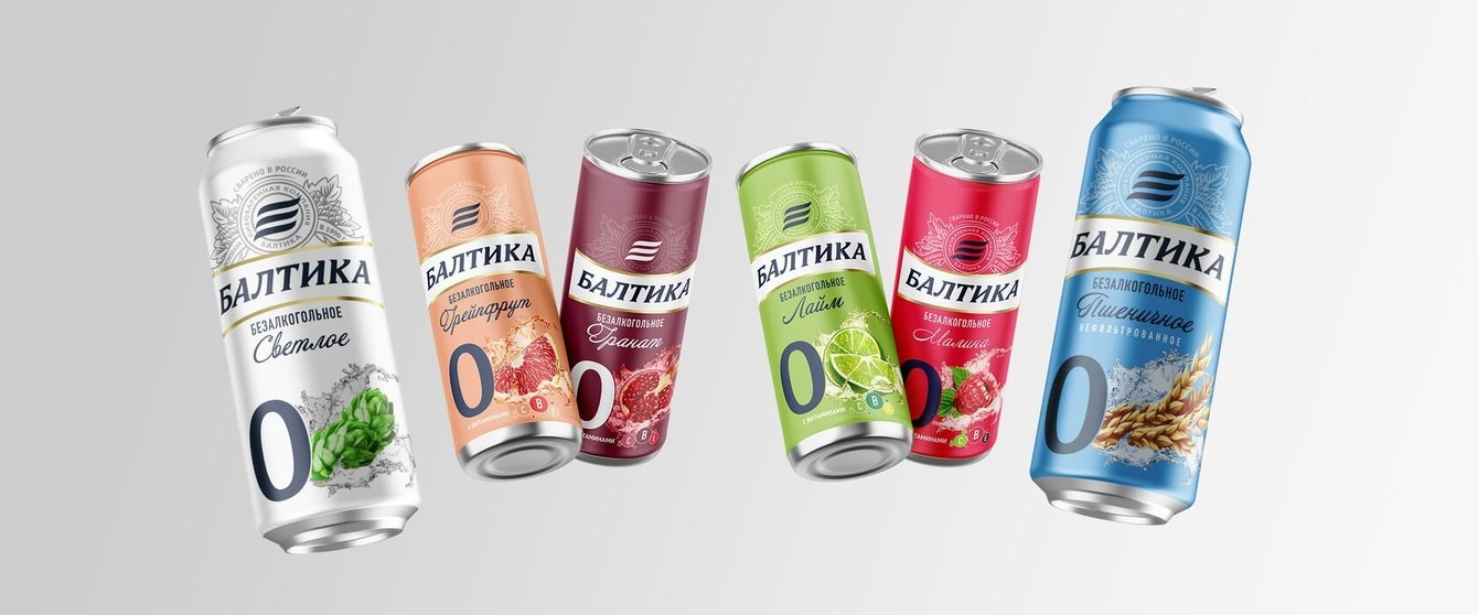 Освежающий дизайн линейки «Балтика 0»
