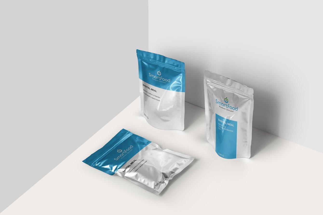 Smart Food - Разработка логотипа и упаковки продукта