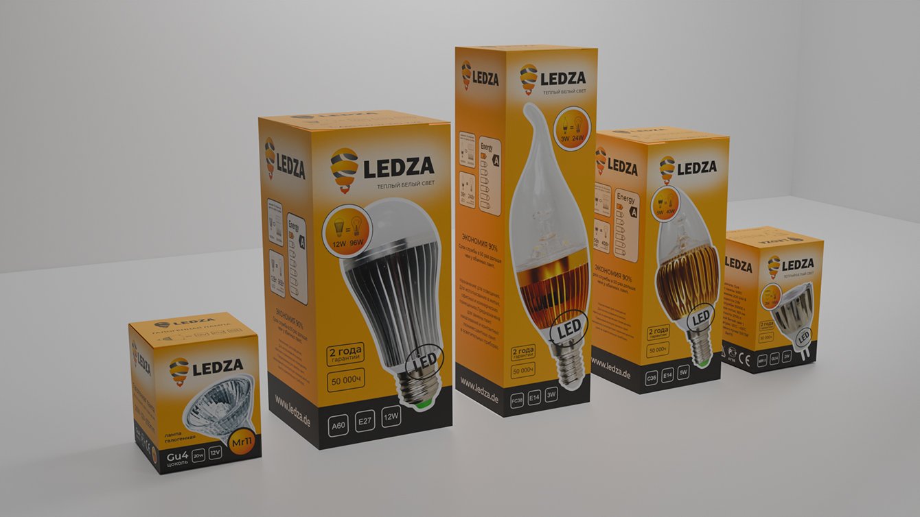Упаковка Ламп