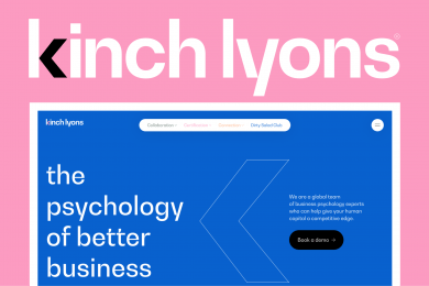 Сайт для Kinch Lyons — международная фирма бизнес-психологов из Ирландии