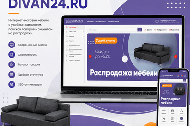 Интернет-магазин по продаже мебели.