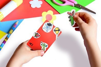 Альфа банк - набор наклеек для детской карты