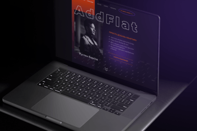 Разработка лендинга для ипотечного агентства Addflat