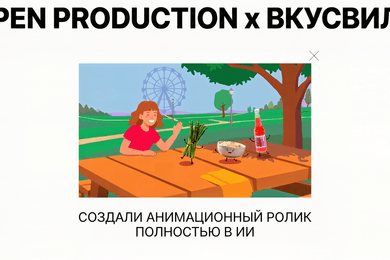 2D-анимация в ИИ для FMCG. Кейс ВкусВилла × Open Production