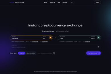 Разработка сервиса обмена криптовалют