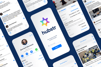 HUBSTR: SaaS-решение для быстрого запуска мобильного приложения в закрытых сообществах