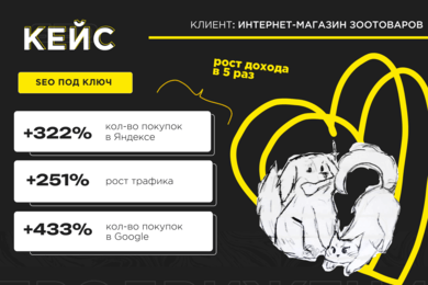 SEO-продвижение интернет-зоомагазина: как попасть в ТОП-100 сайтов за 85 000 ₽/мес
