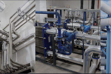 Продающая страница Монтаж систем отопления