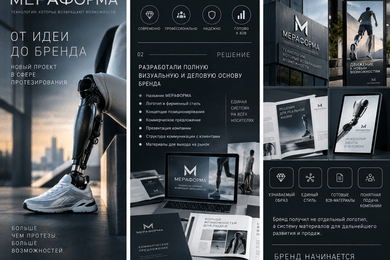 МЕРАФОРМА — визуальная концепция и коммерческая упаковка проекта