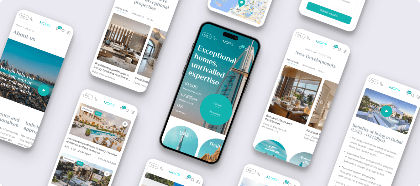 Как сайт элитной недвижимости в ОАЭ продаёт виллы, не показывая цену?