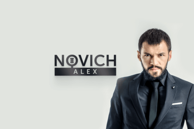 Промо-сайт певца Александра Новичкова