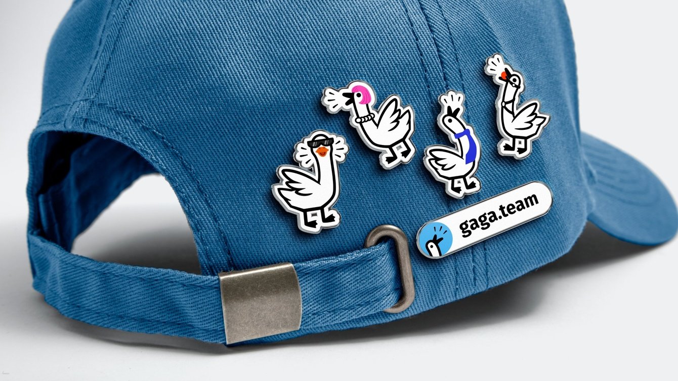 Фирменный стиль gaga.team