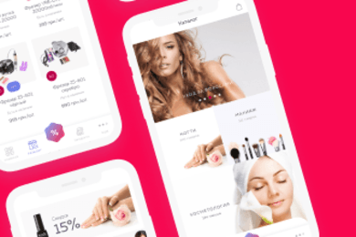 Мобильное приложение магазина косметики Beauty Prof