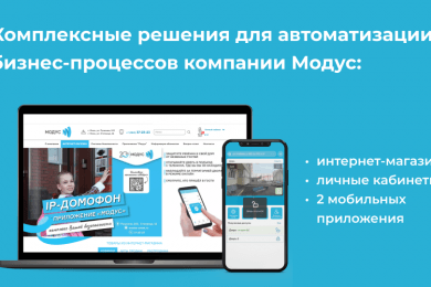 Создание комплексных решений для автоматизации бизнес-процессов компании Модус