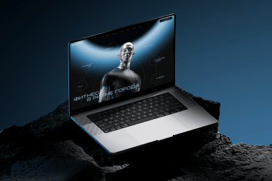 Разработали сайт для фитнес-клубов URBANFIT: 3D-маскот на главной, 3 интеграции и +20% к конверсии