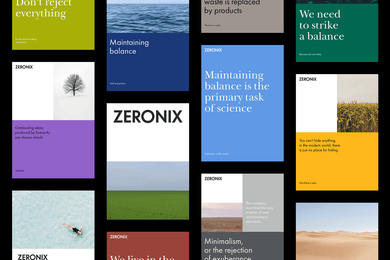 Zeronix: нейминг и айдентика для компании по переработке отходов