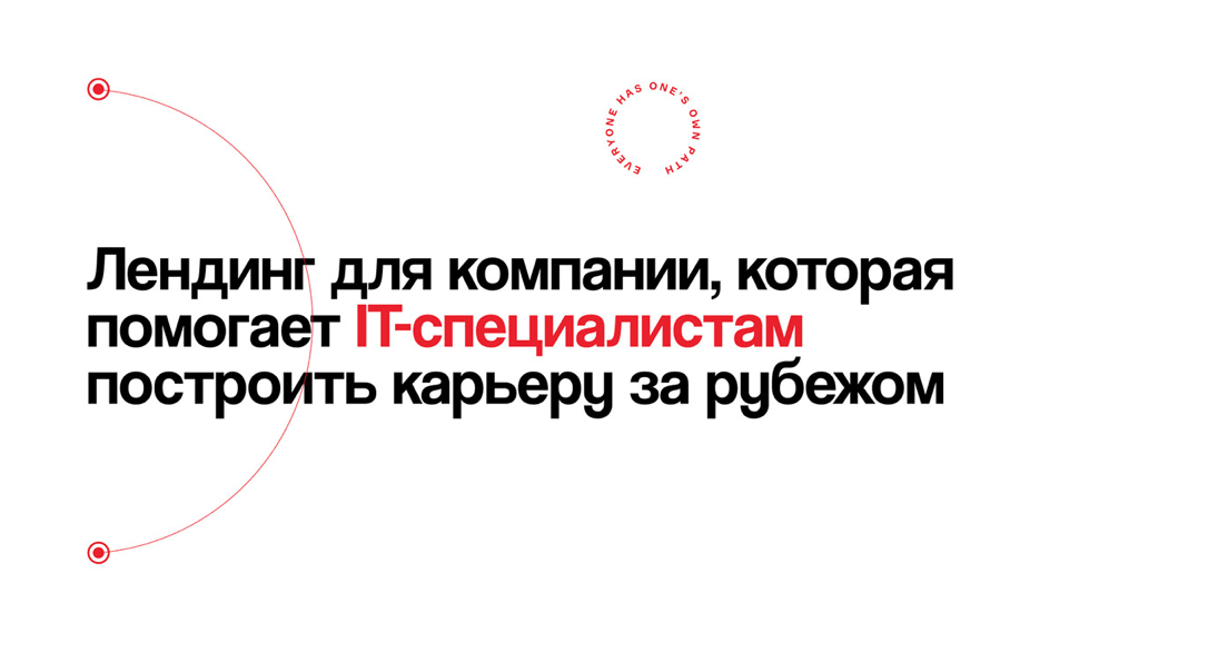 Разработка лендинга для Remote & Relocate