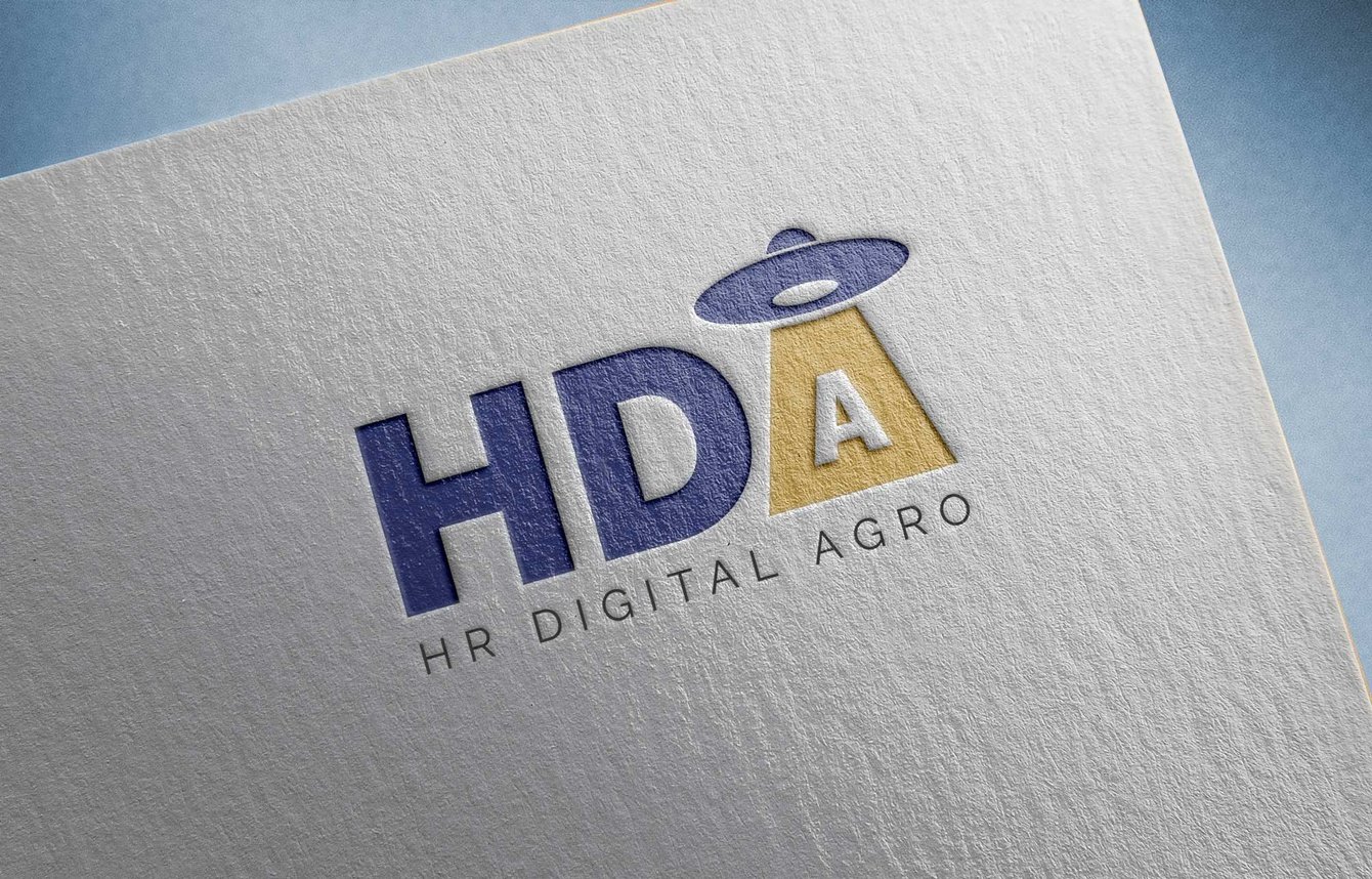 Фирменный стиль и шаблон презентации для HrDigitalAgro