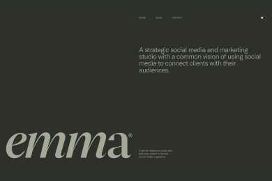 Emma is Social: Разработка сайта для SMM-агентства из Кейптауна