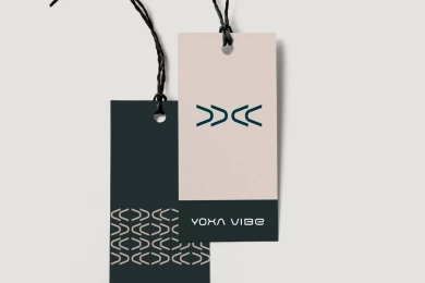 Фирменный стиль для бренда одежды Yoxa Vibe