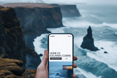 Брендинг и разработка сайта для ресторана в Исландии
