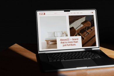 Брендинг и разработка сайта для мебельного производителя из ОАЭ "Above22"