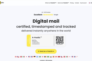 Postclic - SaaS-сервис сертифицированной цифровой почты без посещения офиса.