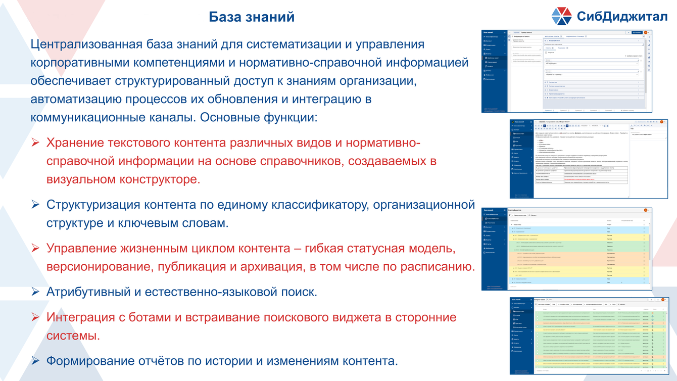 База знаний контакт-центра в социальной сфере