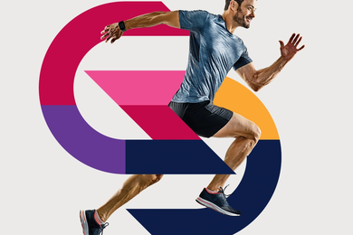 Логотип и фирменный стиль для сети фитнес-клубов