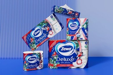 Лимитированная коллекция Zewa «Winter Adventures».