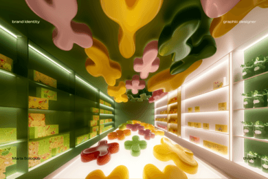 Фирменный стиль для бренда витаминов