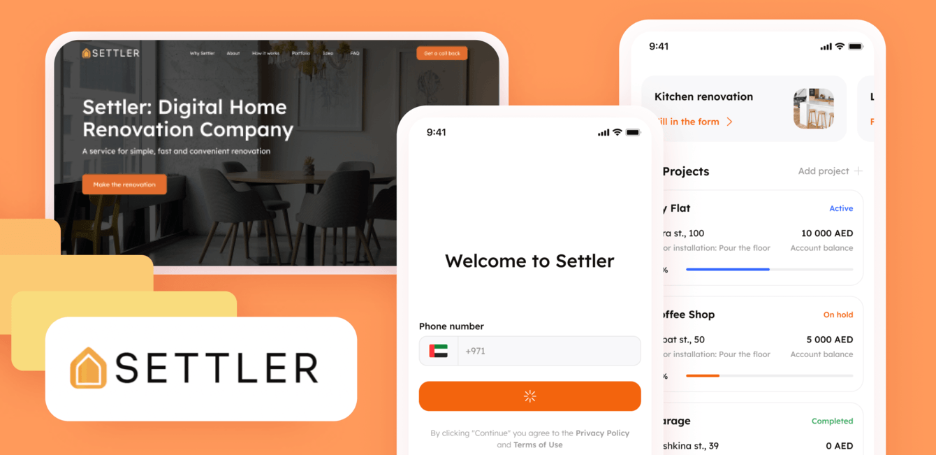 Сделали MVP приложения, сэкономили клиенту $12000+, но клиент все-таки ушёл. Кейс Settler