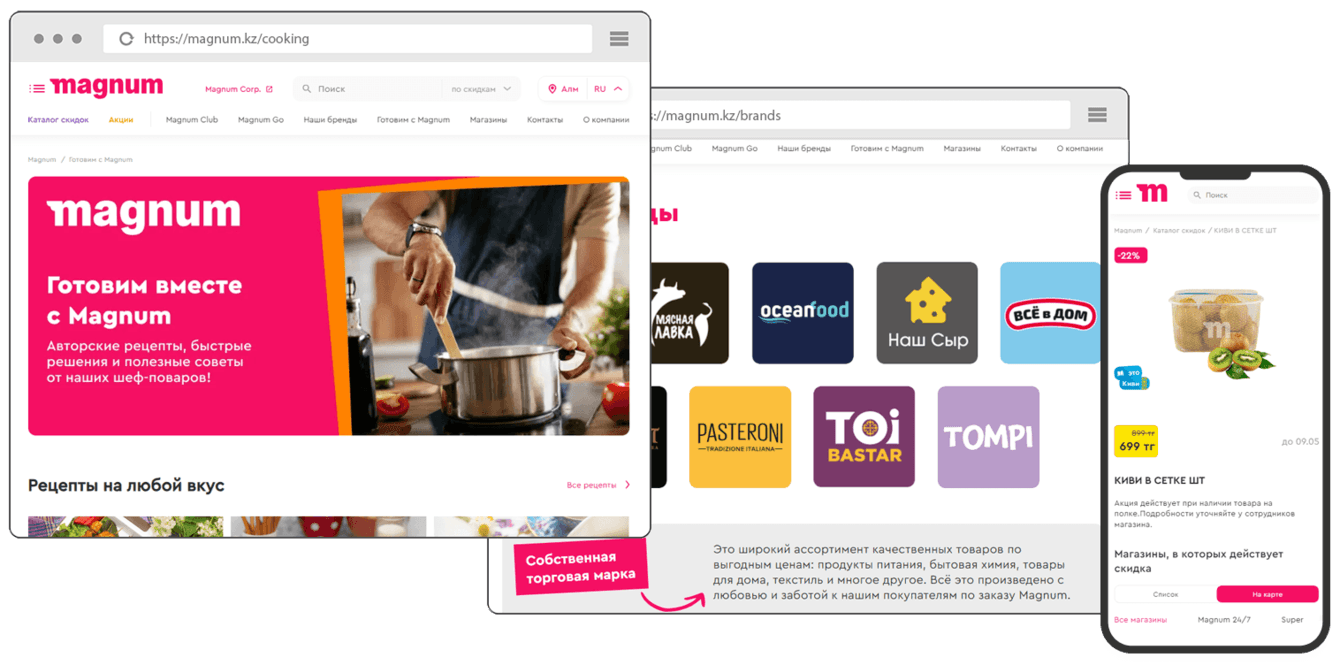 Онлайн - супермаркет Magnum