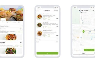 Приложение для доставки еды