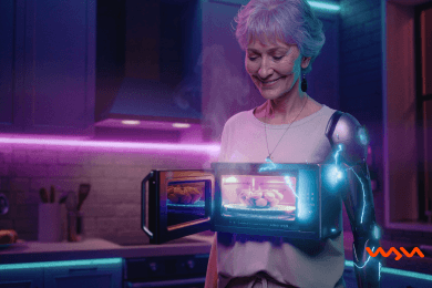 Как Щи Продакшен использовали ИИ и CGI для создания бабушки-дроида в рекламе «Бульмени НЕЙРОБУСТ»