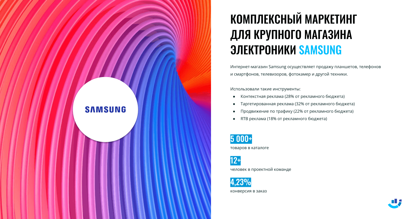[Кейс] Интернет-реклама для магазина Samsung. Как мы увеличили средний чек и закупились гаджетами