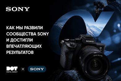 Комплексный SMM для всех направлений SONY