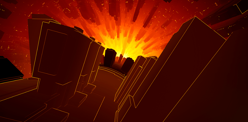 Neon Glide. VR раннер