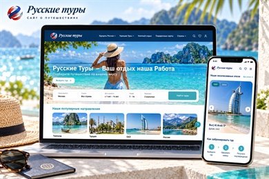 Создание сайта Русские Туры