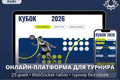 Онлайн-платформа для турнира за 29 дней: кейс без сбоев